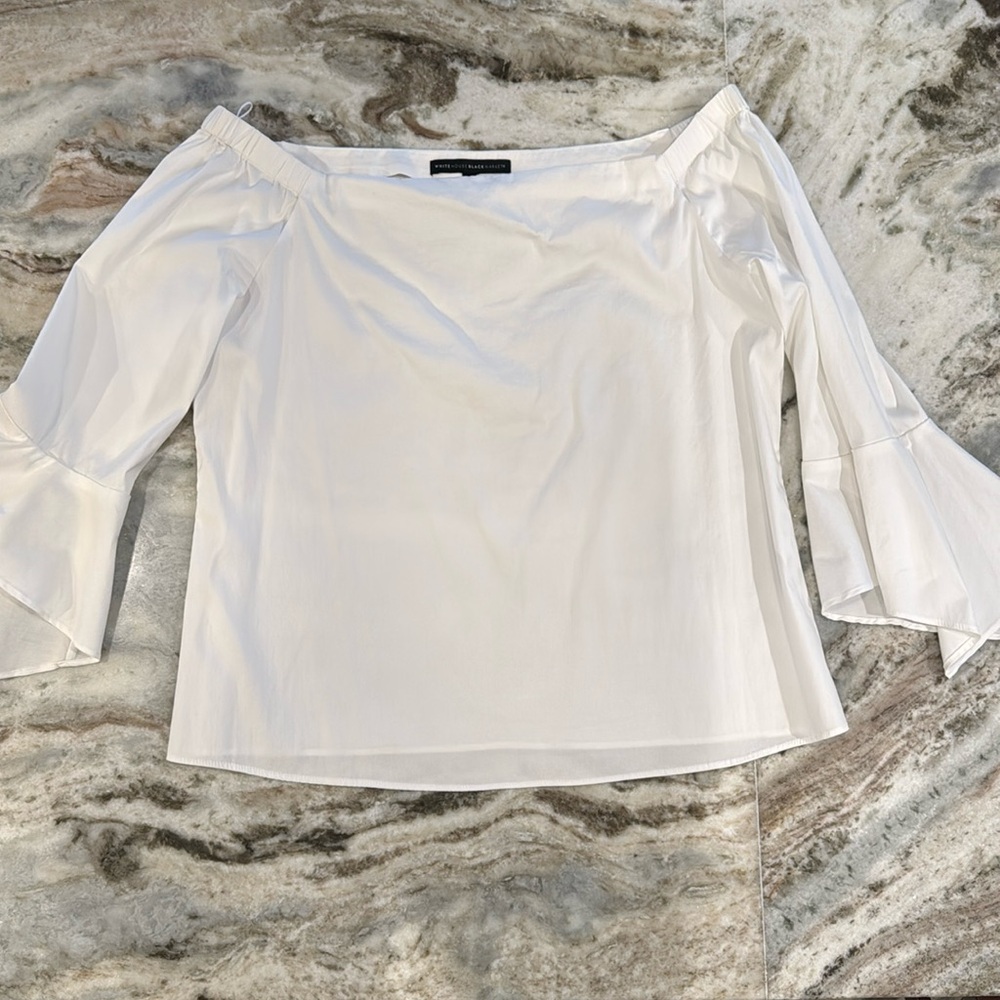 Off the Shoulder white blouse